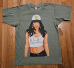 "NEW" Aaliyah WeHere Monogram Tee