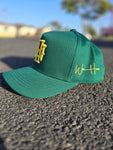Green and Yellow Monogram Snapback