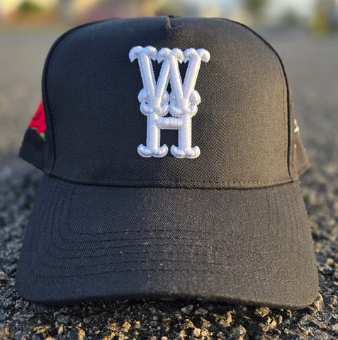 ""NEW"" Alternate WH Logo Roses Snapback