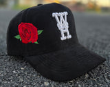 ""NEW"" WeHereX Roses Suede Snapback