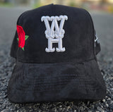 ""NEW"" WeHereX Roses Suede Snapback