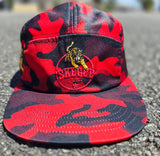 ""NEW"" Skegee WeHereX Camo Crimson Hat