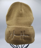 Khaki WeHere Signature Beanie