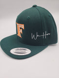 WeHere Florida Green and Orange Snapback